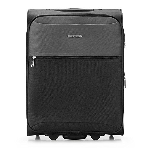 WITTCHEN Trolley, Reisegepäck, Handgepäck | Farbe: Schwarz und grau...