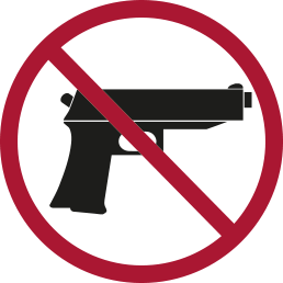 Verbotene Gegenstände - Feuerwaffen im Bordgepäck