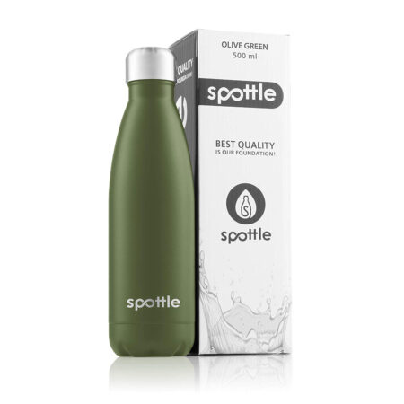 Edelstahl Trinkflasche für Sport und Reisen, 500 ml